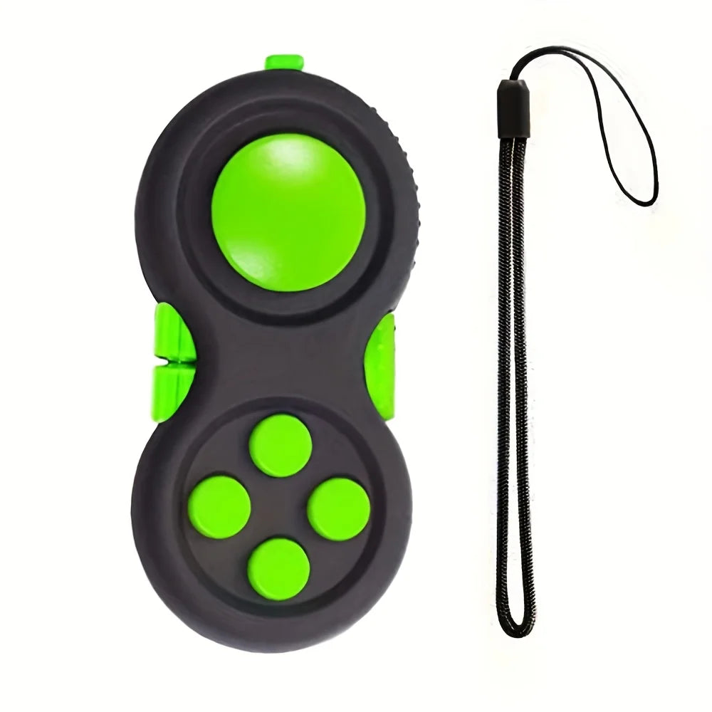 Fidget Pad with 8 Fidget Functions, Fidget Controller green