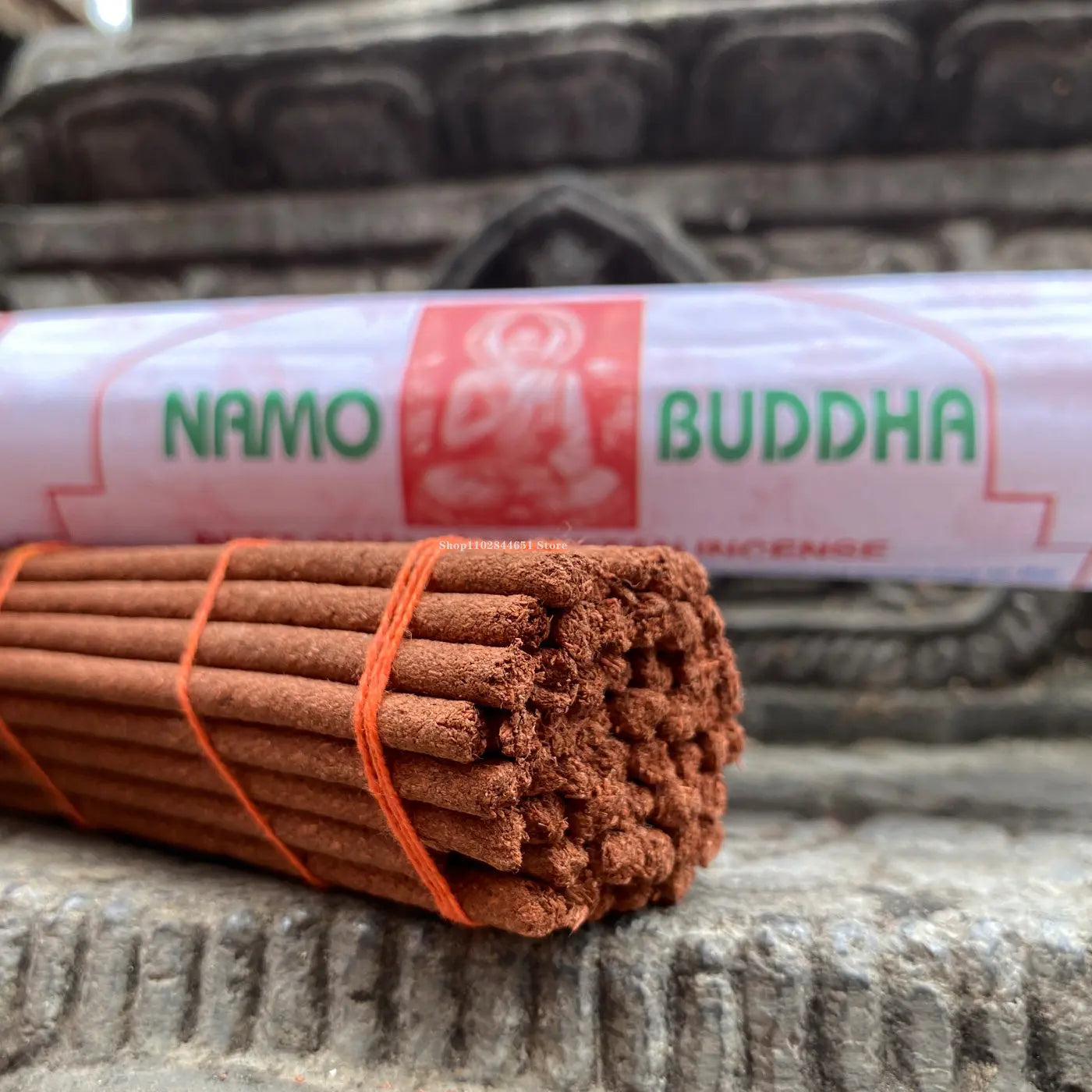 20cm Thread Incense Nepal Sakyamuni Buddha Tibetan Incense Natural Home Indoor Aromatherapy Soothe Spirit and Improve Sleep