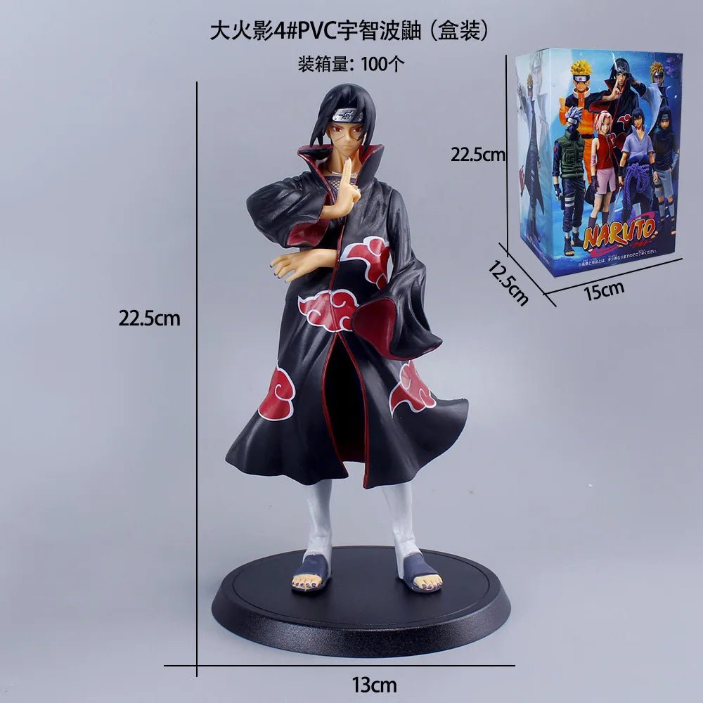 Naruto Anime Figure Uchiha Itachi Action Figure PVC Collection Model Doll Ornaments Toys Gifts