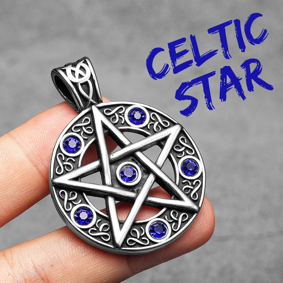 Judaism Seal of Solomon Stainless Steel Men Necklaces Pendant Chain Punk For Women Fashion Jewelry Gifts Wholesale Dropshiping