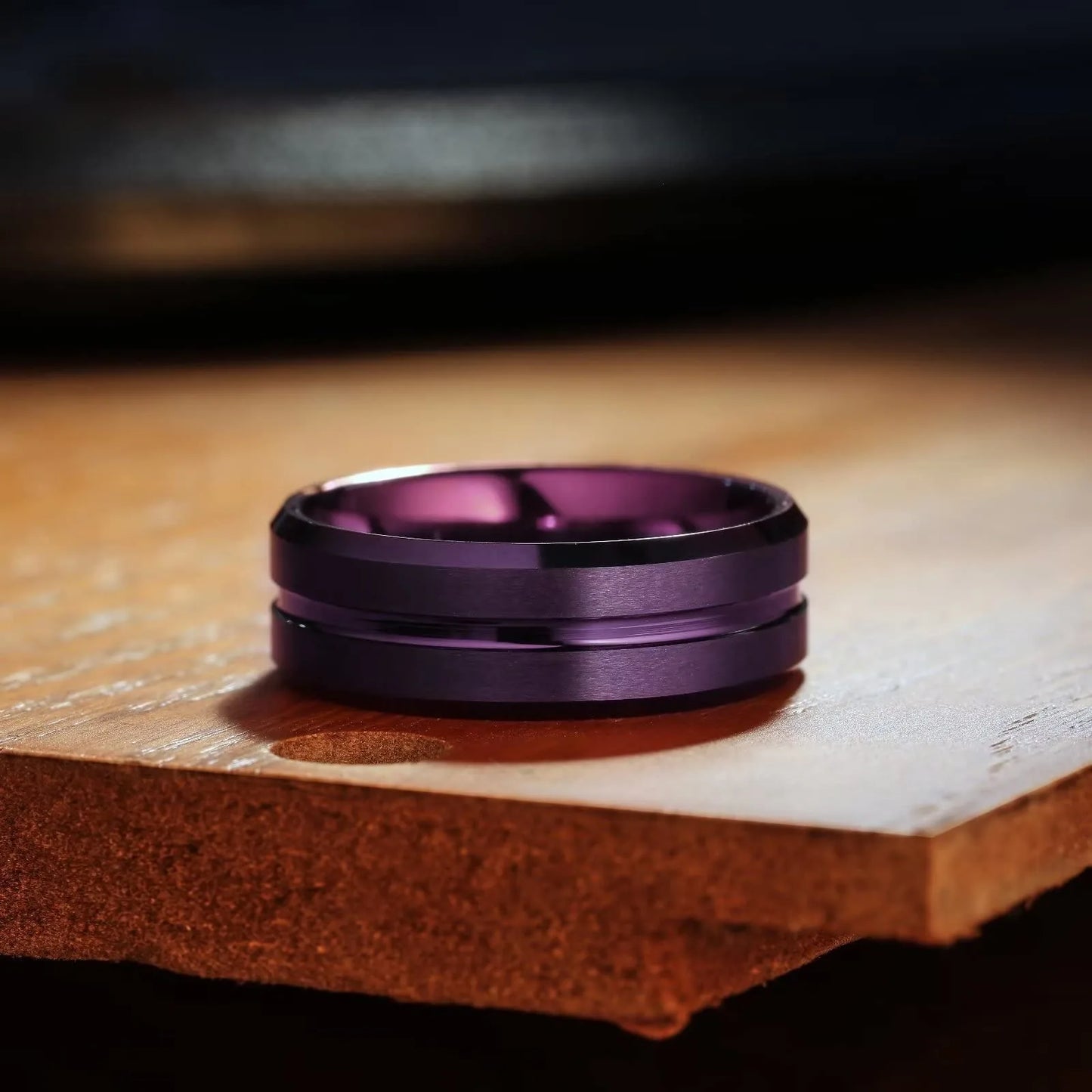 Simple 8mm Rainbow Color Stainless Steel Rings For Men Women Colorful Matte Brushed Men Rings Wedding Band Jewelry Drop Shipping