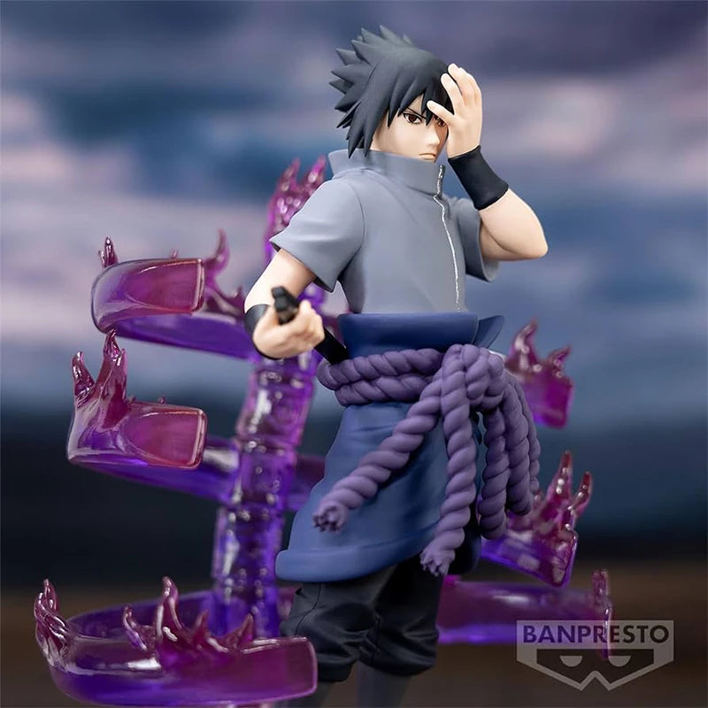 In Stock Genuine Original BANPRESTO Uchiha Sasuke NARUTO Action Anime Figure Collectible Model Dolls Statuette Ornament Toy Gift