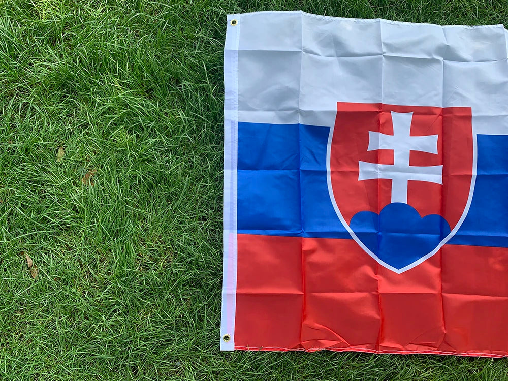 skyflag Slovakia FLAG 90*150cm svk sk Slovenska slovakia Slovak Flag Banner EU 3*5FT polyester Hanging flag