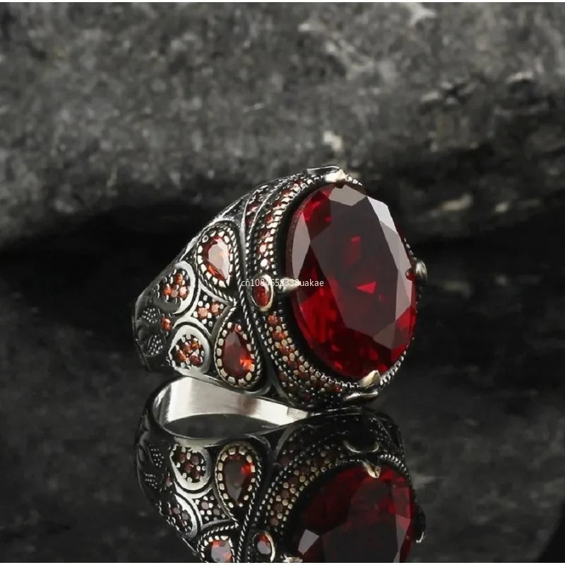 New Atmospheric Men's Ring Retro Style, Fashionable Personalized Accessories Valentine's Day Gifts anillos mujer серьги женские