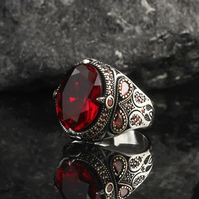 New atmospheric men's ring retro style, fashionable personalized accessories