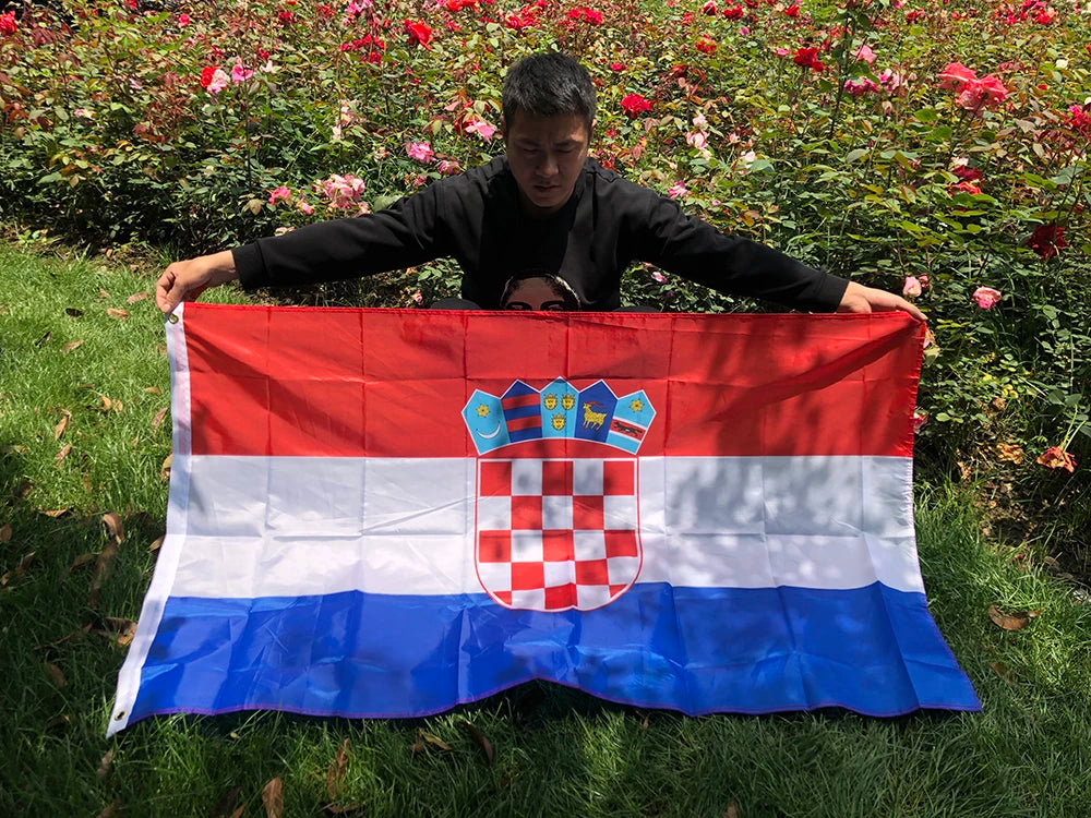 SKY FLAG Croatian National Flag 90X150CM high quality polyester hanging hr hrv Hrvatska croatia Flag indoor outdoor decoration