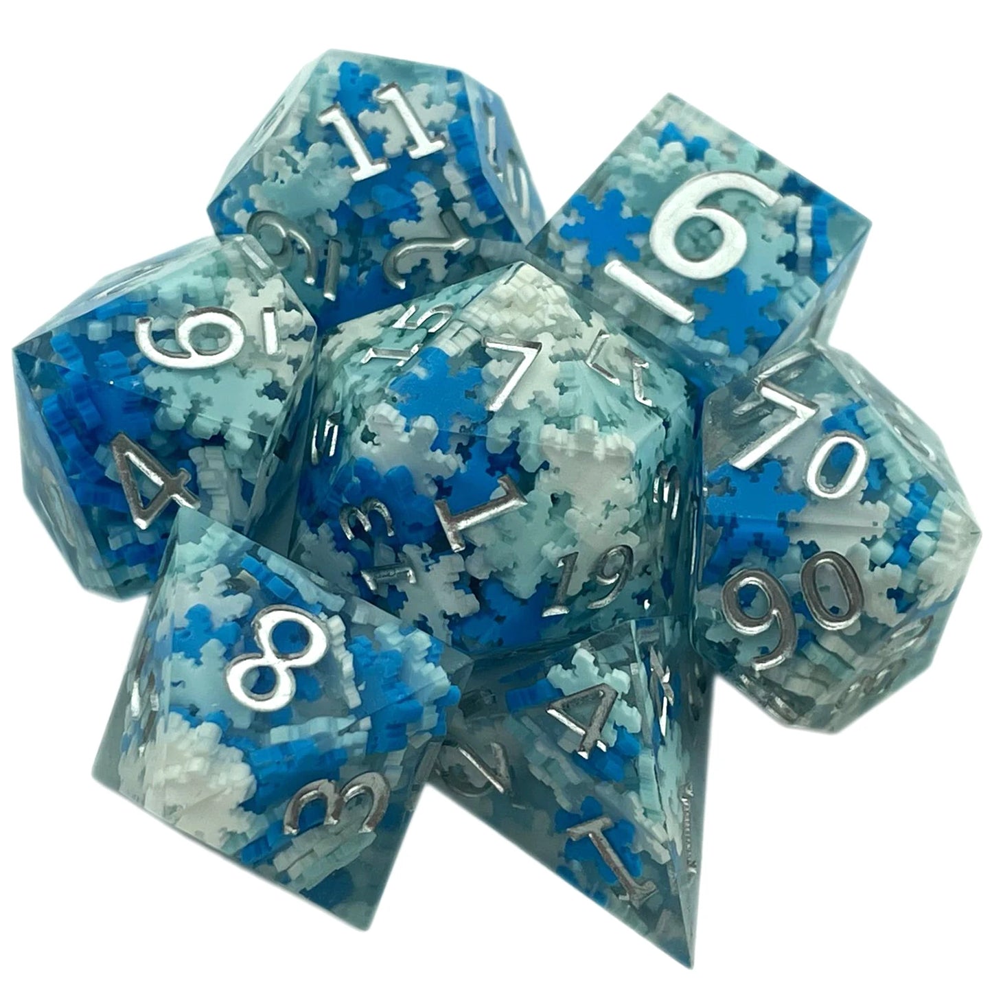 Solid Polyhedral Dice for Role Playing, Resin Dice, Dragon Scale, D, Rpg, Rol, Pathfinder, Board Game, Gifts, 7PCs, 2023