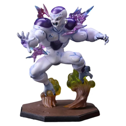 14cm Bandai Dragon Ball Z Anime Figures Frieza Action Figure Statue Desk Car Ornaments Collection Model Doll Toys Children Gifts
