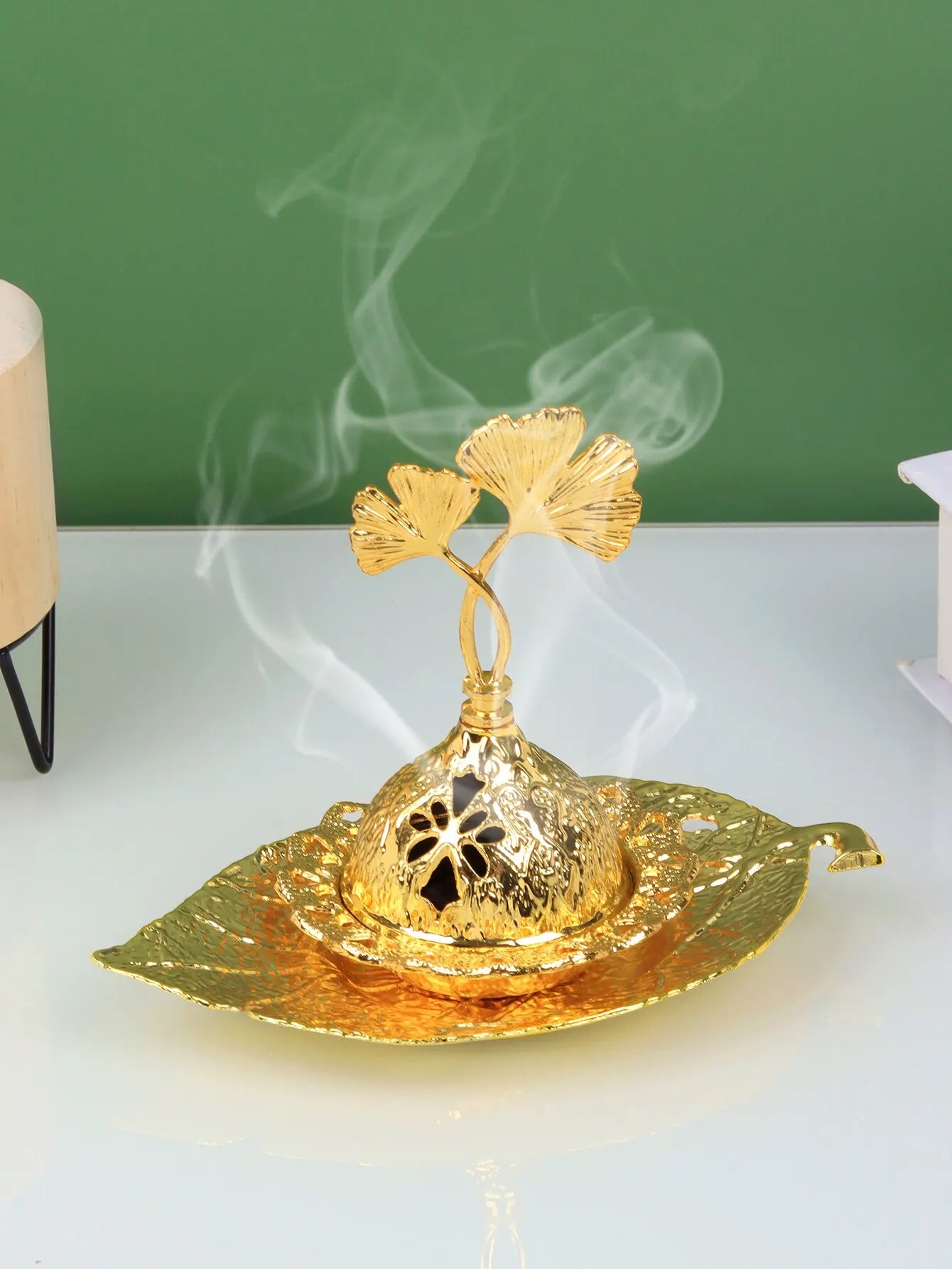 1pc Metal Incense Stove Mini Small Handheld Incense Stove Middle Eastern Arab Zen Home Decoration Tea Ceremony Decoration