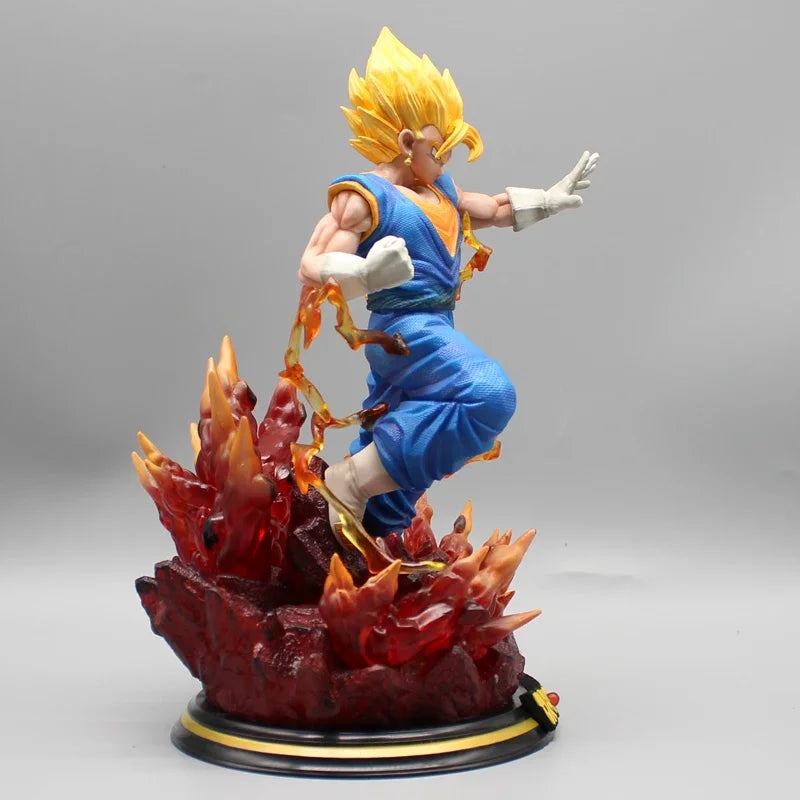 25cm Anime Vegetto Dragon Ball Figures GK Vegetto Action Figures with Light Tenth Bullet PVC Collection Model Toys Ornamen Gifts