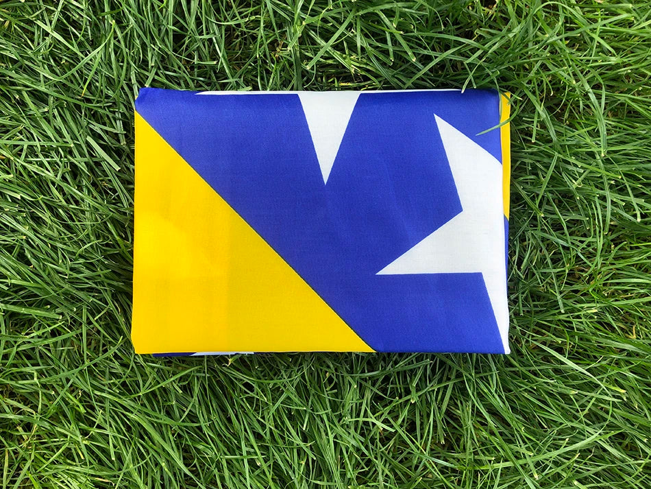 SKY FLAG 3X5Fts Bosnia and Herzegovina Flag 90X150cm BIH BA Bosna Hercegovina Flag for Decoration Hanging National Flag