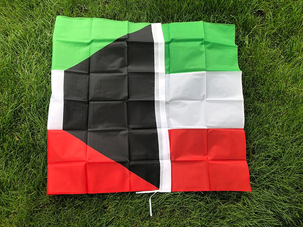 SKY FLAG Kuwait national Flag 90*150cm polyester Hanging Kuwait Flag Arab State Banner with 2 grommets For home Decora