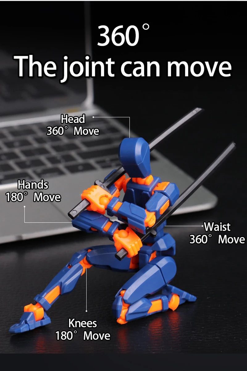 T13 Action Figure Titan 13 Action Figure Dummy Lucky 13 Action Figure 3D Printed Multi-Jointed Movable Nova 13 Action Figure Toy