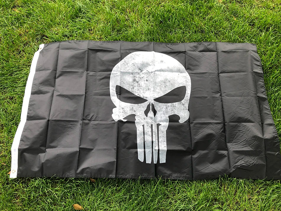 SKY FLAG 90x150cm Huge Skull and Cross Crossbones Jolly Roger Pirate Flags Holloween KTV polyester hanging banner for Decoration