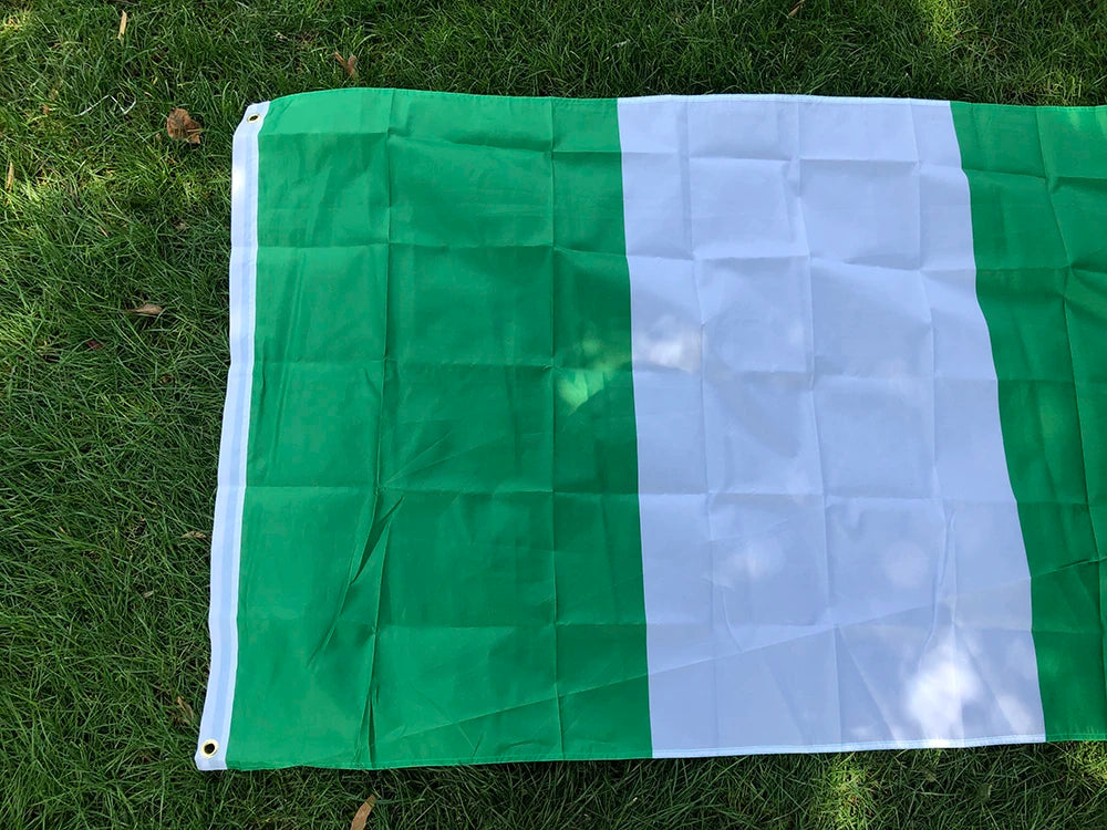 Nigeria national Flag 90x150cm green white NGA NG Nigeria flag For indoor outdoor Home Decoration