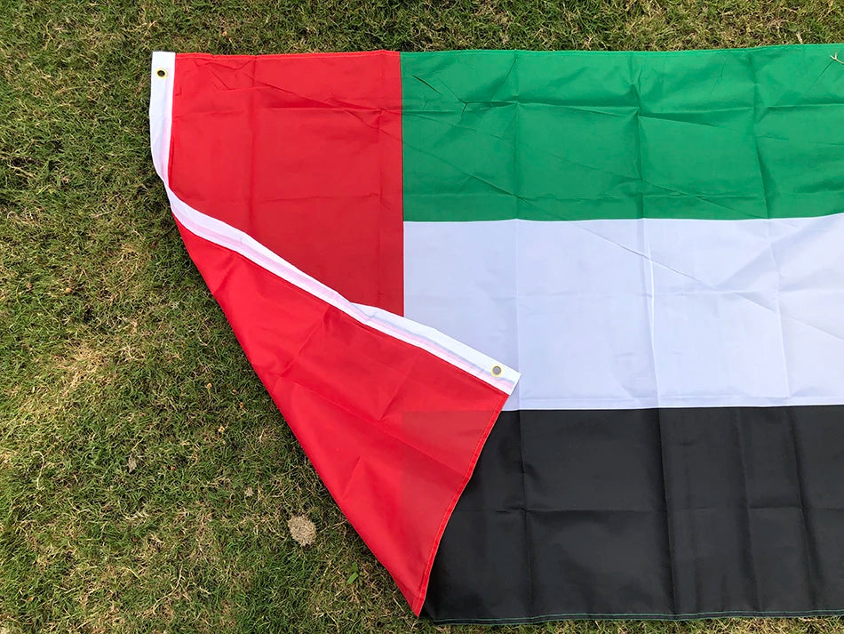 SKY FLAG The United Arab Emirates Flag 90X150cm high quality Polyester hanging ARE AE UAE National Flags For Decoration