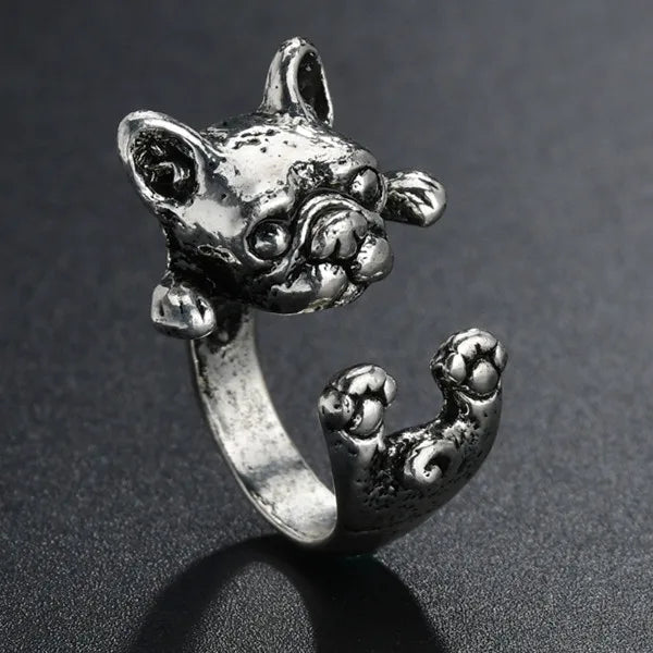 New Design Skull Crow Skull Ring Woodpecker Bird Men's Ring Punk Stylish Jewelry