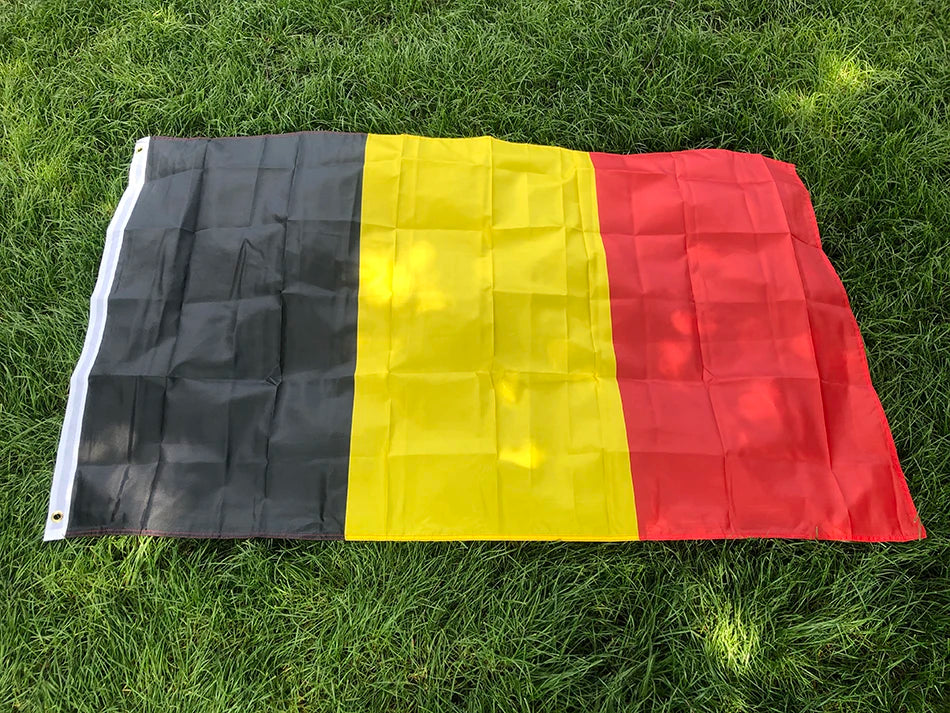 BELGIUM flag 90*150cm Belgium national hanging polyster banner Belgium flag