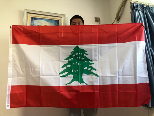 Republic of Lebanon Lubnan flag Indoor Outdoor 90*150cm Hanging polyester flag