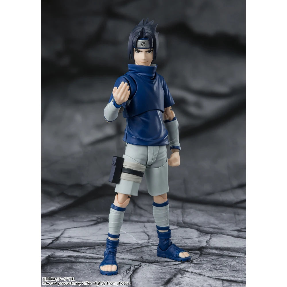 In Stock Original BANDAI SHFiguarts Naruto Ninja Prodigy of The Uchiha Cian Bloodline Uchiha Sasuke Figure Anime Genuine Model