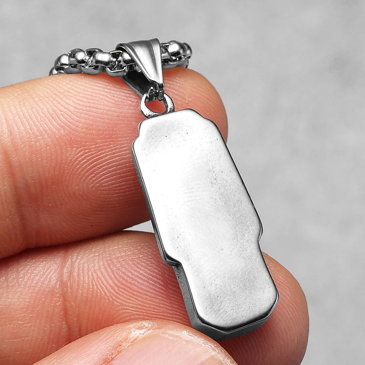Easter Island Moai Stainless Steel Men Necklaces Pendant Chain Punk Stylish For Women Fashion Jewelry Gifts Wholesale