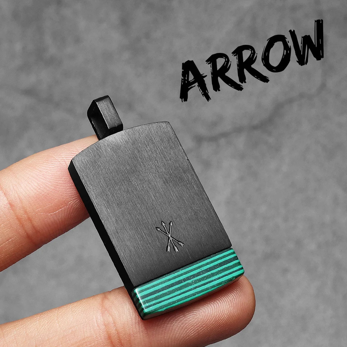 Simple Arrow Gemstone Tag Stainless Steel Men Necklaces Pendant Chain Punk For Women Fashion Jewelry Gifts Wholesale Dropshiping