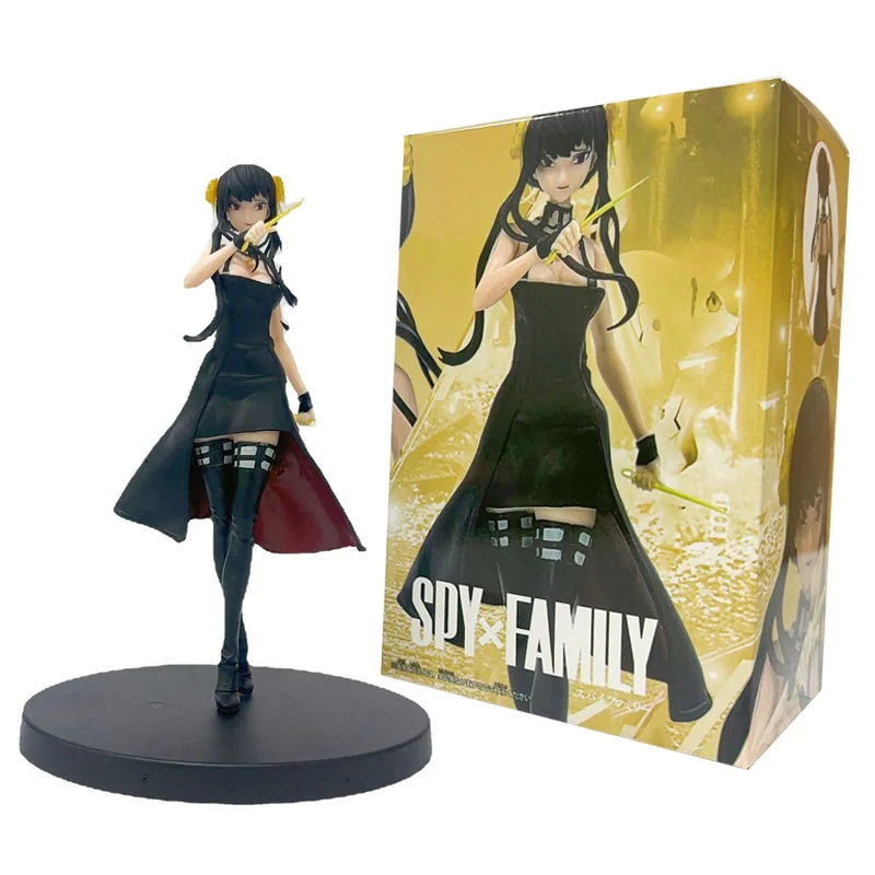 16CM SPY×FAMILY Anime Figure Kawai Anya Forger Yor Forger Action Figures Standing Figurine Collectible Model Doll Toys In Stock 16cm WITH BOX