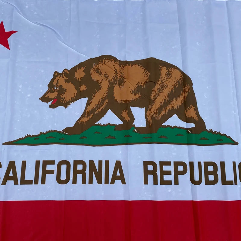 aerxemrbrae    California State Flag  90x150cm American Flag  material  Polyester usa Flag