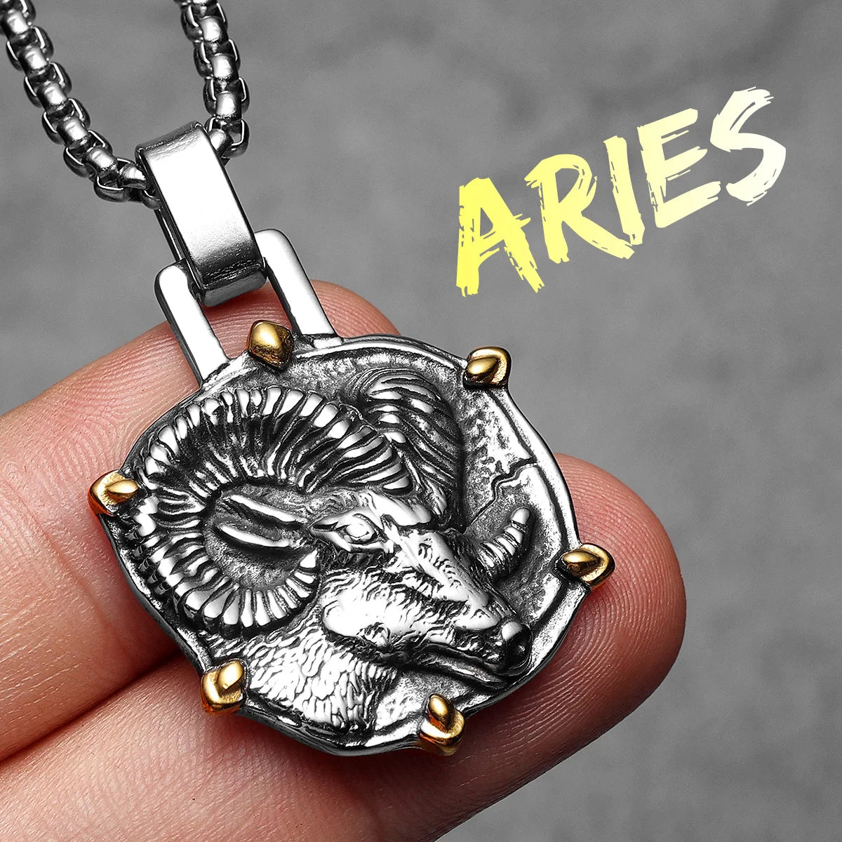 Twelve Constellations Stainless Steel Man Necklaces Pendant Chain Couple Gifts Women Fashion Jewelry Gifts Wholesale Dropshiping