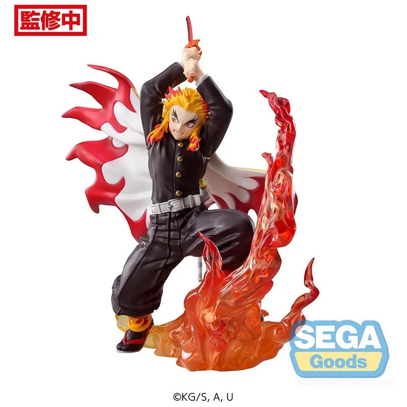 In Stock SEGA Demon Slayer Figure XrossLink Rengoku Kyoujurou Anime Kimetsu Anime Figure Action Model Collectible Toys Gift