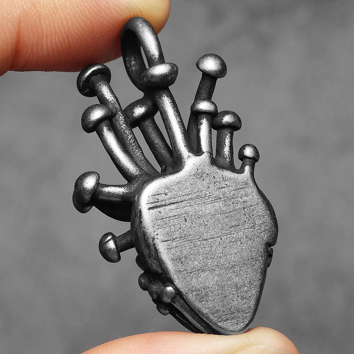 Retro Heart Model Stainless Steel Men Necklaces Pendant Chain Punk For Women Fashion Jewelry Gifts Wholesale Dropshiping