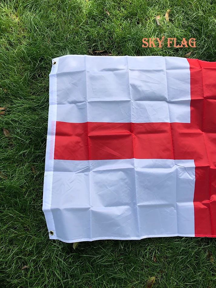 SKY FLAG 90x150cm England Flag 3x5 ft England Country Flag Cross Of St George English National Banner Indoor Outdoor decoration