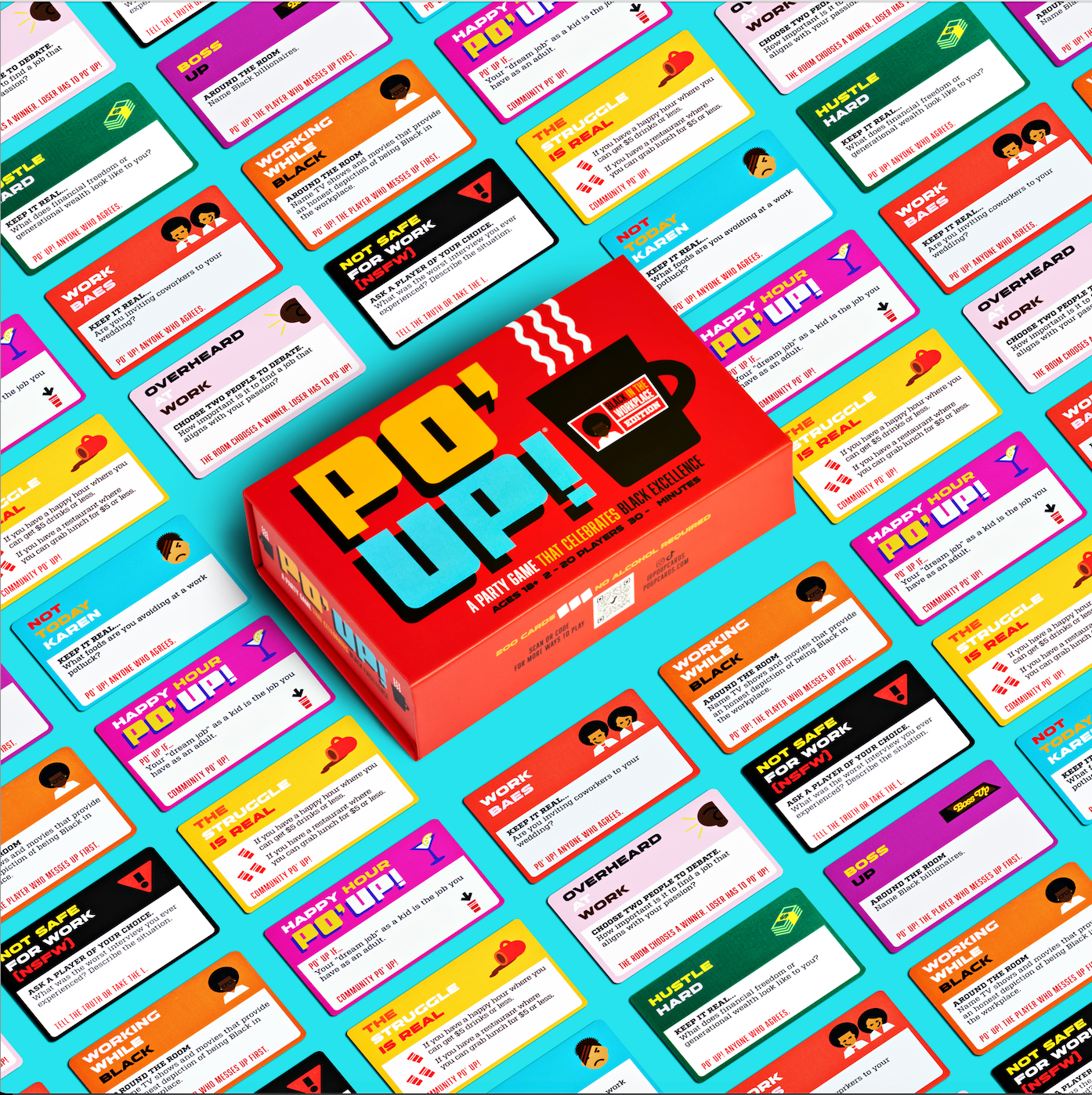 PO' UP! Card Game: Black in the Workplace Edition