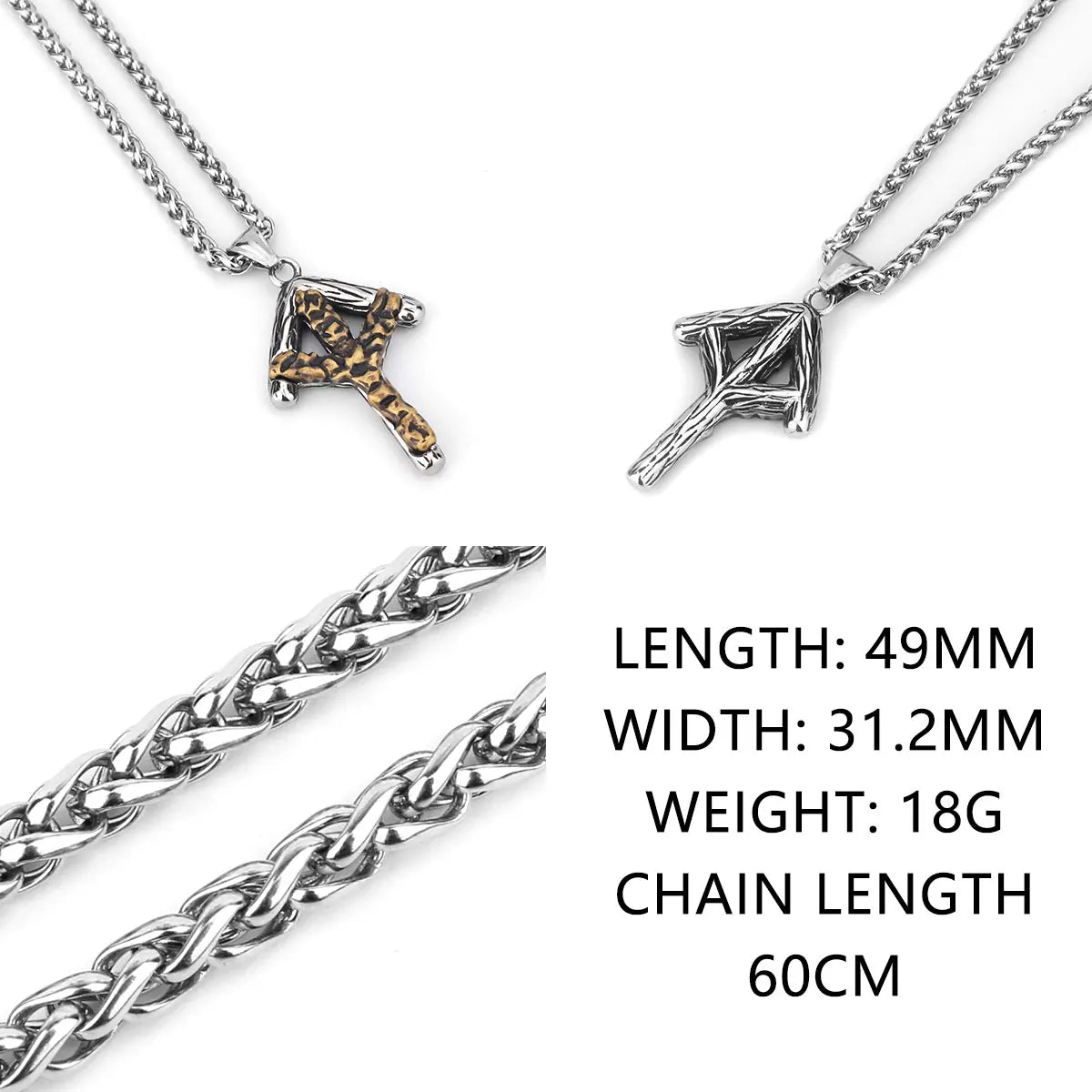 Vikings Odin Rune Necklace Various Men's Nordic Vegvisir Valknut Amulet Pendant Stainless Steel Punk Fashion Jewelry Wholesale