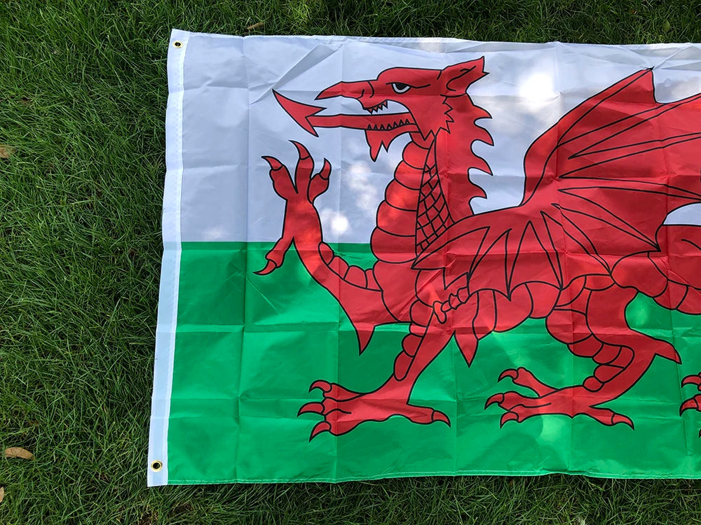SKY FLAG Wales Flag 90*150cm Welsh red Dragon Cymru UK United Kingdom union flag polyester Great Britain Banner