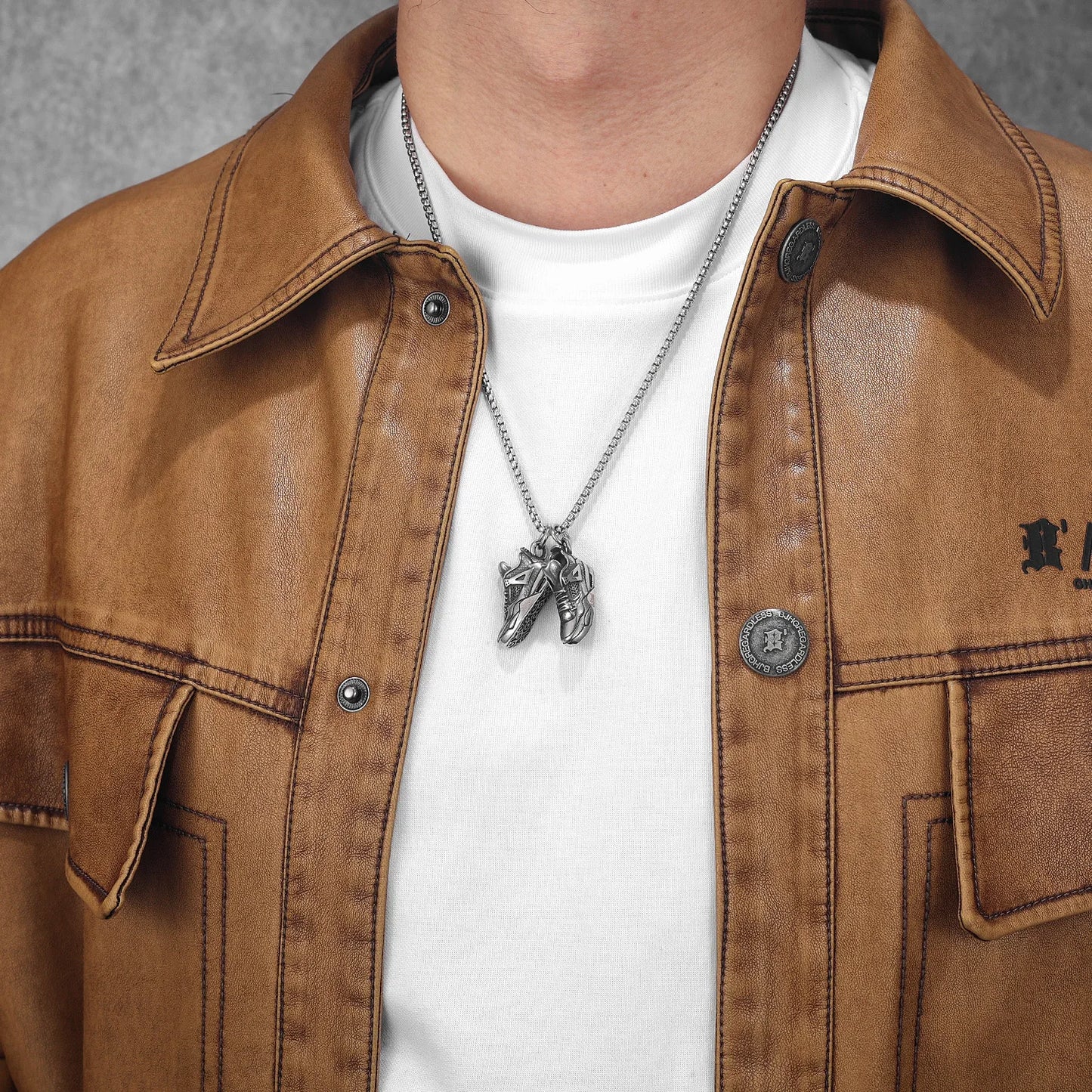 Basketball Shoes Stainless Steel Men Necklaces Pendant Chain Punk For Women Fashion New In Jewelry Gifts Wholesale Dropshiping