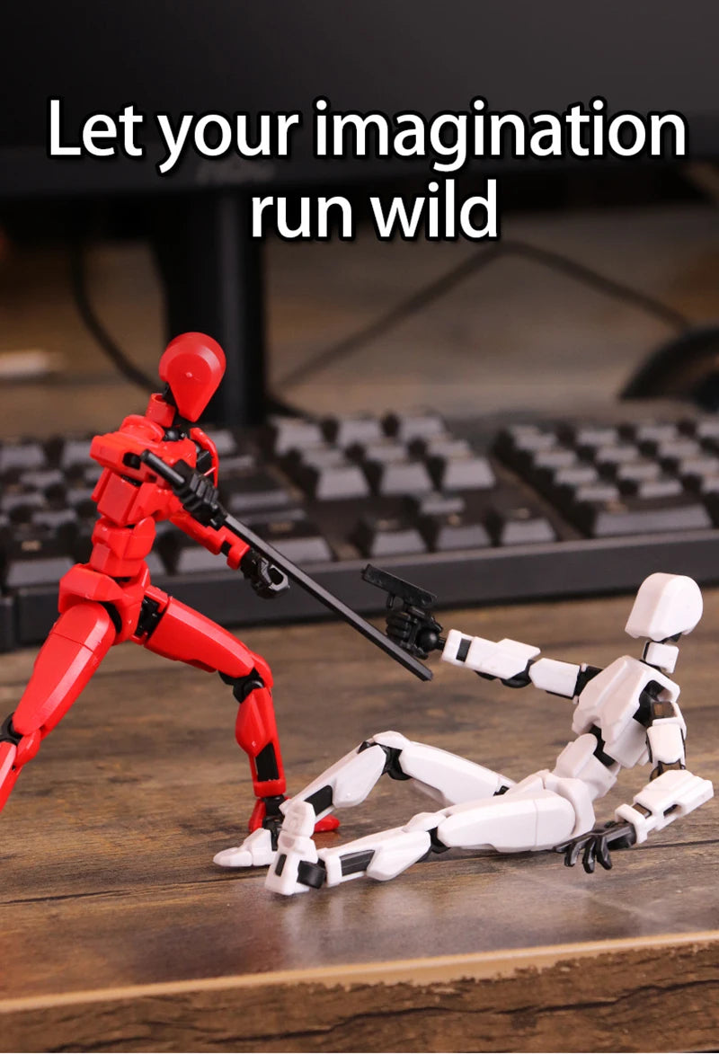 T13 Action Figure Titan 13 Action Figure Dummy Lucky 13 Action Figure 3D Printed Multi-Jointed Movable Nova 13 Action Figure Toy