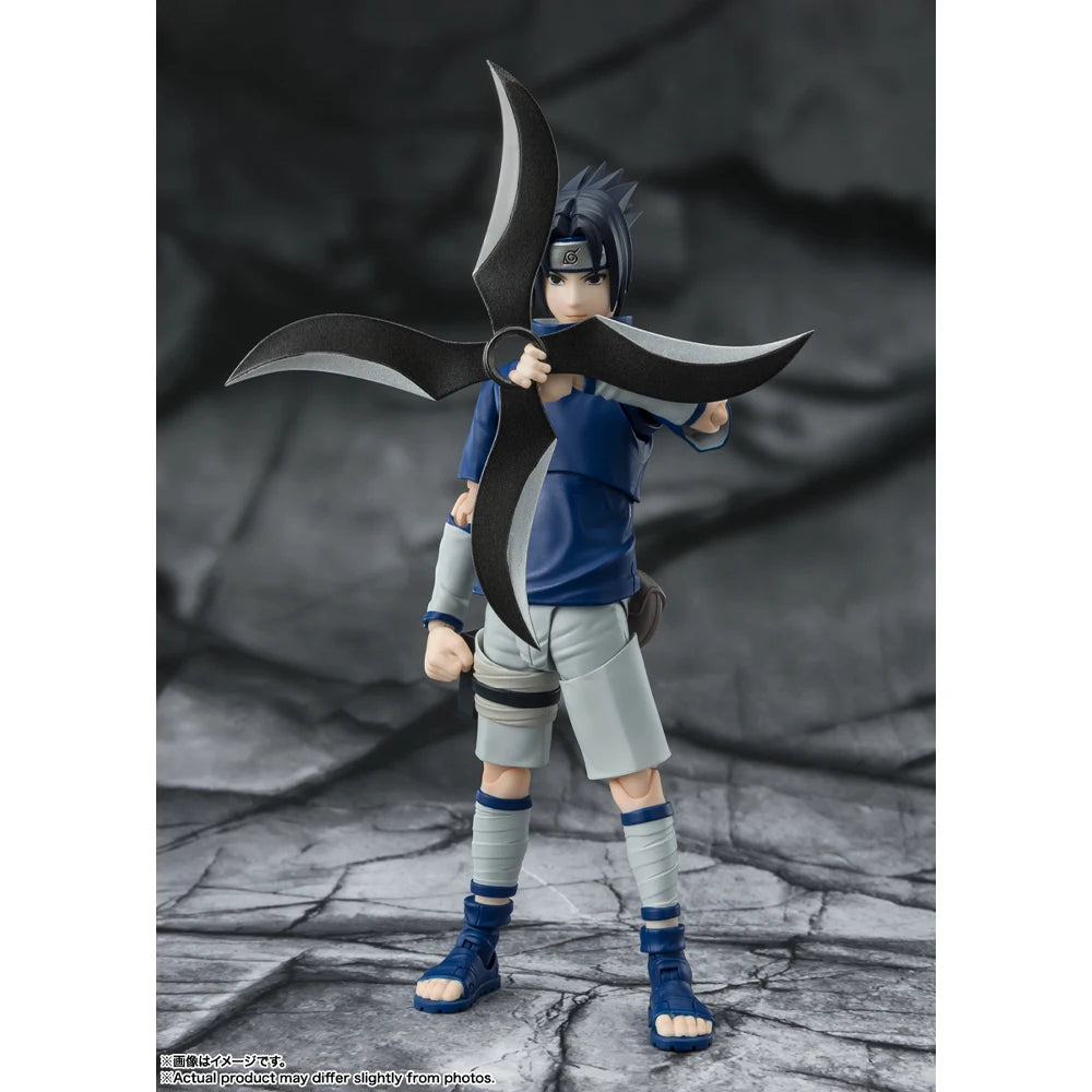 In Stock Original BANDAI SHFiguarts Naruto Ninja Prodigy of The Uchiha Cian Bloodline Uchiha Sasuke Figure Anime Genuine Model