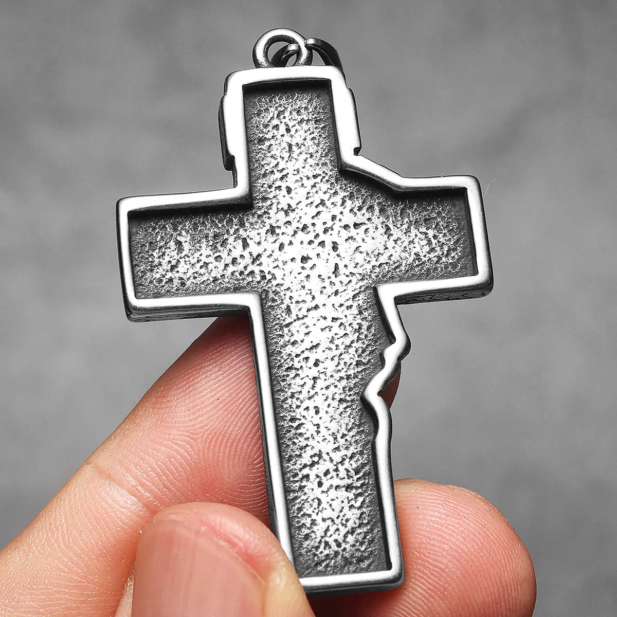 3D Jesus Cross Amulets Stainless Steel Men Necklaces Pendant Chain Punk For Women Fashion Jewelry Gifts Wholesale Dropshiping