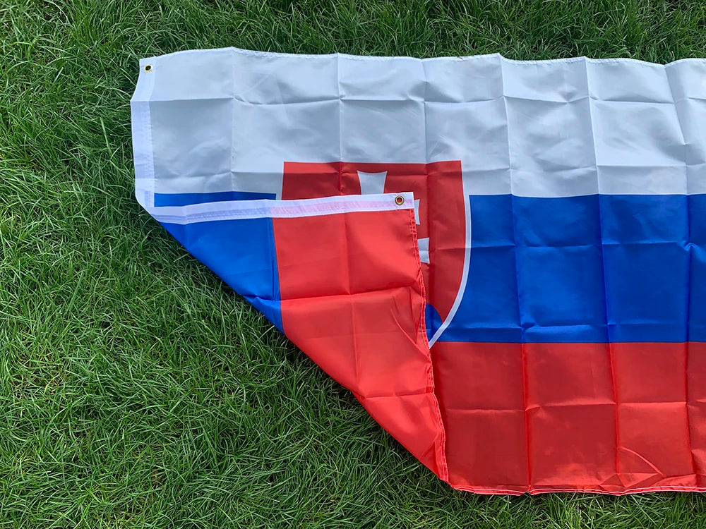 skyflag Slovakia FLAG 90*150cm svk sk Slovenska slovakia Slovak Flag Banner EU 3*5FT polyester Hanging flag