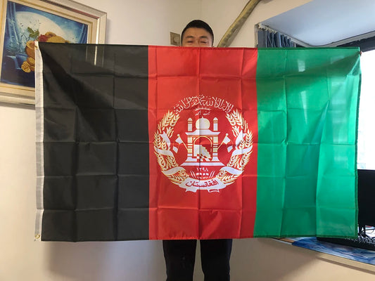 SKY FLAG 90X150cm Afghanistan Flag Afghan Afghani Kabul National Flags AF AFG Islamic Republic of Afghanistan Banner