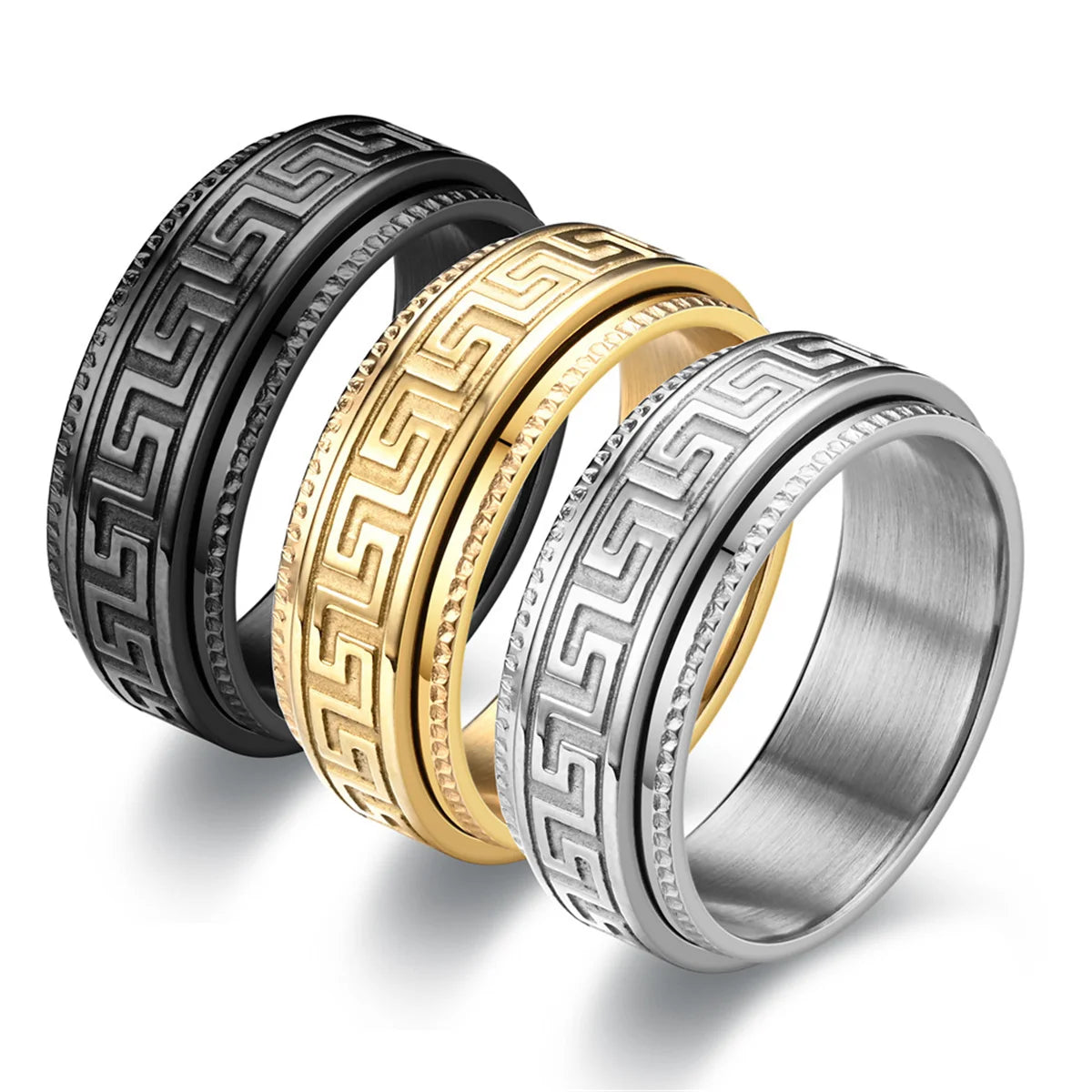 Fashion Creative Evil Dragon Eye Rings For Personality Male Punk Colors Ring Jewelry Men's Bar Night Club Accessories Gifts