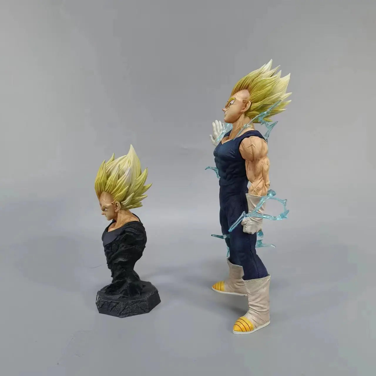 26cm Anime Dragon Ball Z Majin Vegeta Figure Replace Head Pvc Action Figures Vegeta Figurine Gk Statue Collection Model Toys