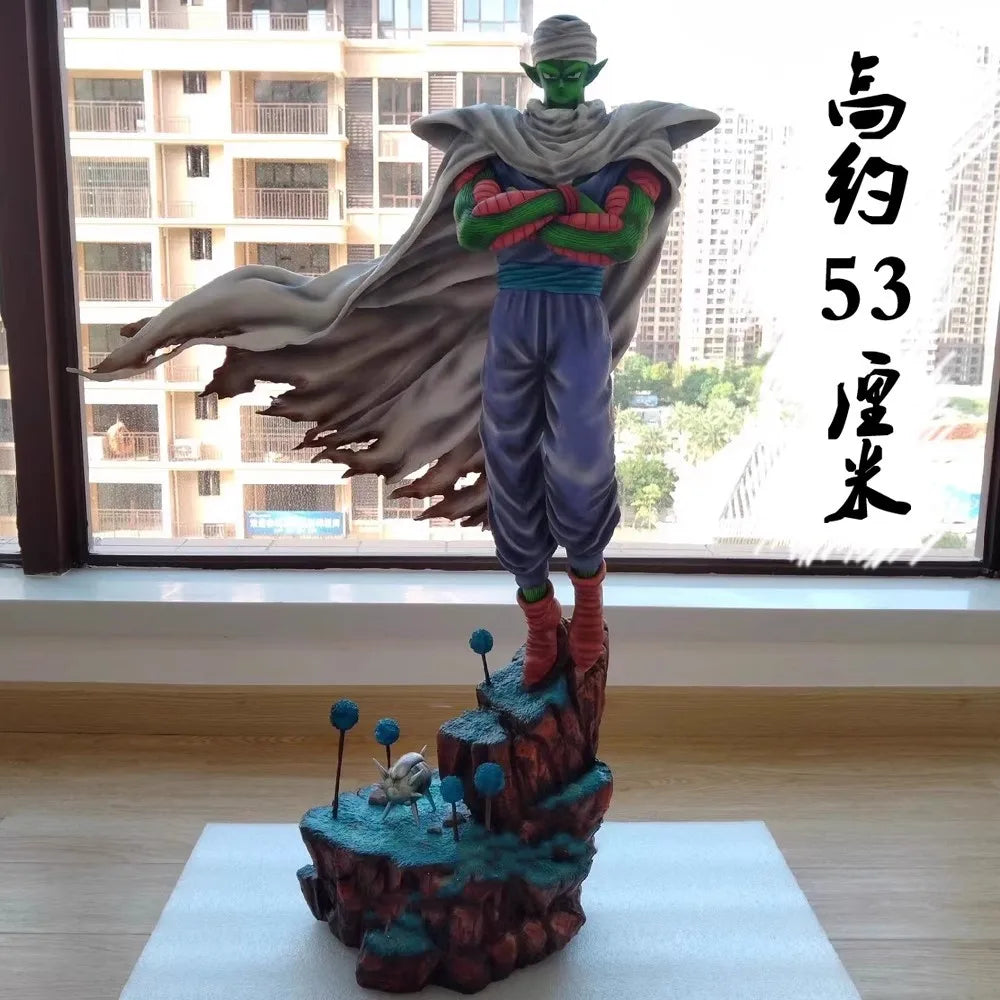 53cm Dragon Ball Gk Only Be Cape Piccolo Standing Debut Namek Flowing Cape Collectible Figures Model Home Decoration Toy Gift