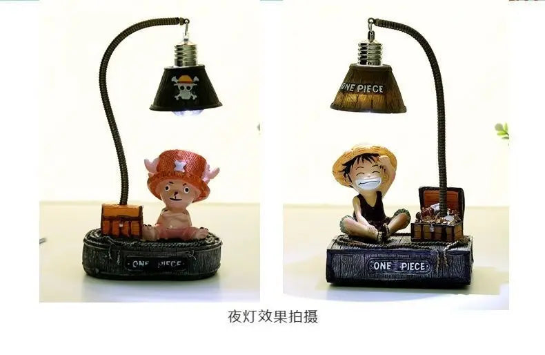 One Piece Luffy high-value animation peripheral cartoon cute desktop night light decoration learning office unisex birthday gift