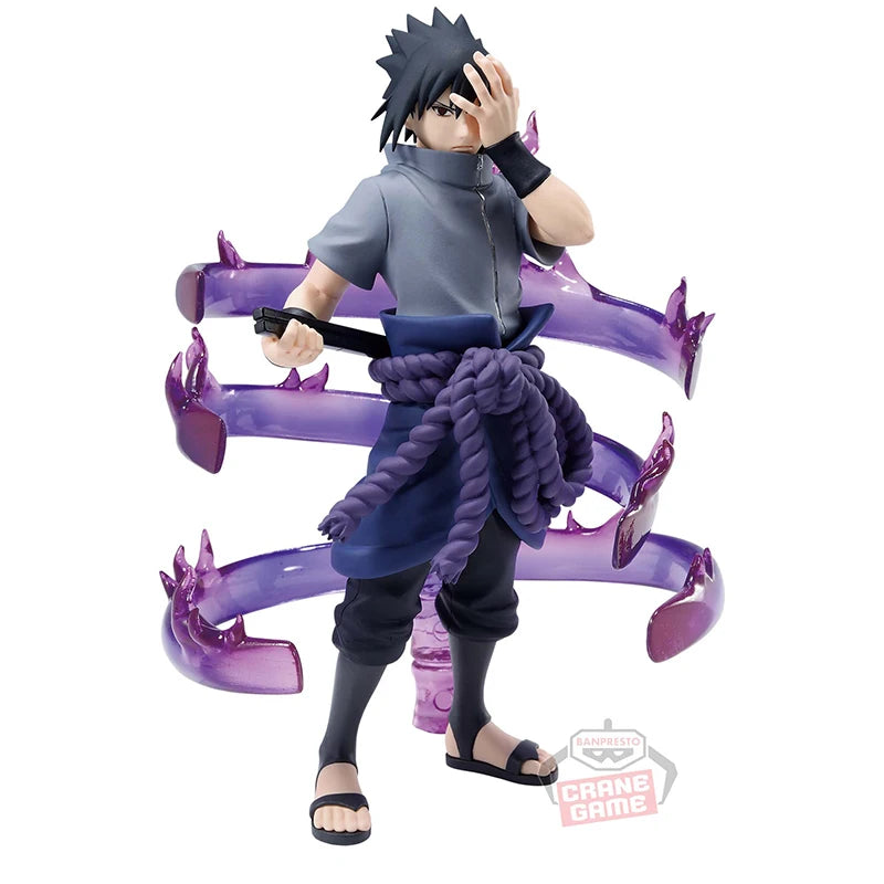 In Stock Genuine Original BANPRESTO Uchiha Sasuke NARUTO Action Anime Figure Collectible Model Dolls Statuette Ornament Toy Gift