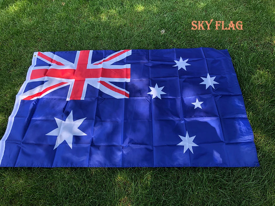 SKY FLAG Australia Flag 90x150cm Hanging Polyester Printed the Aussie National Banner Home Decor for Celebration
