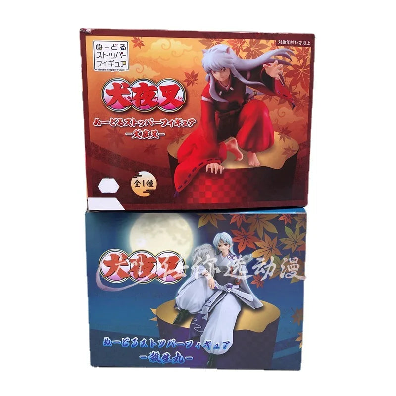 InuYasha Anime Figure InuYasha Combat Ver Action Figure Sesshoumaru Statue Collection PVC Model Doll Toys Gift Accessories Decor