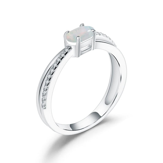 GEM'S BALLET Anillos de granate rojo natural para mujer, anillo de piedra preciosa de plata de ley 925 auténtica, piedra de nacimiento, regalo para niña, joyería al por mayor