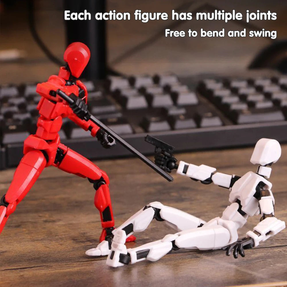 T13 Action Figure Titan 13 Action Figure Dummy Lucky 13 Action Figure 3D Printed Multi-Jointed Movable Nova 13 Action Figure Toy